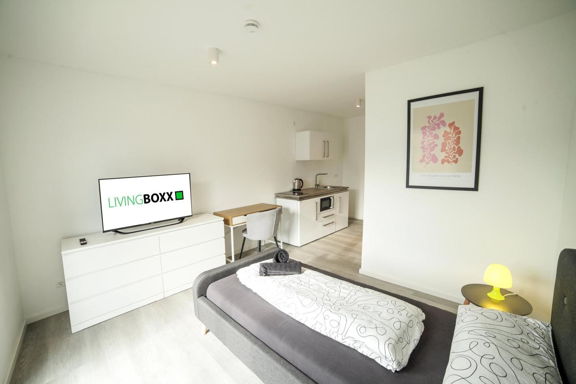 Livingboxx Karlsruhe - Messe I Neuwertige Apartments Mit Kueche Райнштеттен Экстерьер фото